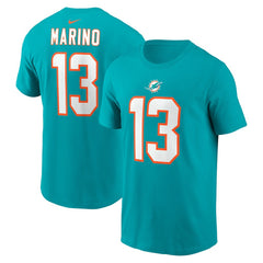 Dan Marino Retired Player Name & Number T-Shirt - Miami Dolphins