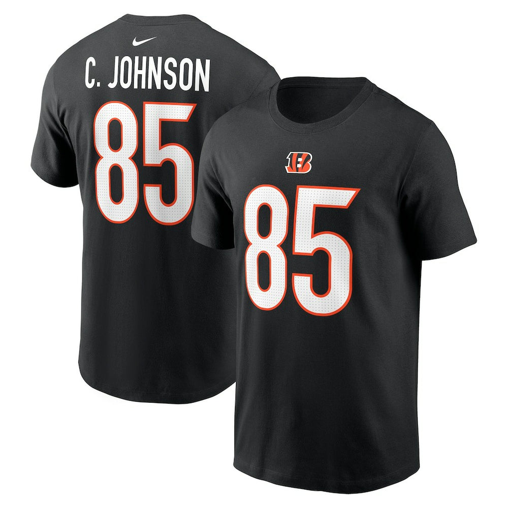 Chad Johnson Retired Player Name & Number T-Shirt - Cincinnati Bengals
