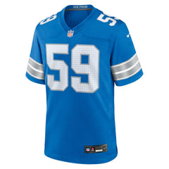 Giovanni Manu Team Game Jersey - Detroit Lions