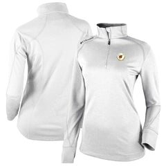 MLB San Diego Padres Columbia Women's Cooperstown Collection Shotgun 2.0 Omni-Wick Quarter-Zip Top - White