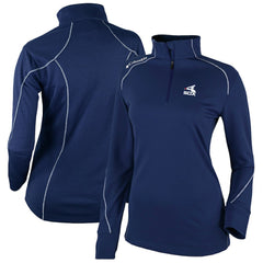 MLB Chicago White Sox Columbia Women's Cooperstown Collection Shotgun 2.0 Omni-Wick Quarter-Zip Top - Navy