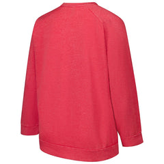 Profile Women's Plus Size Acid Wash Raglan Sweatshirt - San Francisco 49ers