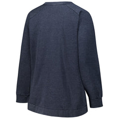 Profile Women's Plus Size Acid Wash Raglan Sweatshirt - Chicago Bears
