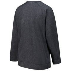 Profile Women's Plus Size Acid Wash Raglan Sweatshirt - Detroit Lions