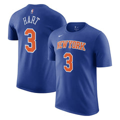 NBA Josh Hart New York Knicks Icon Edition Name & Number T-Shirt