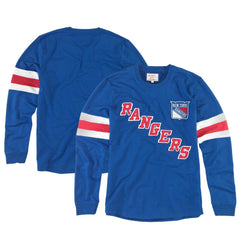NHL Blue New York Rangers American Needle Sudbury Long Sleeve T-Shirt