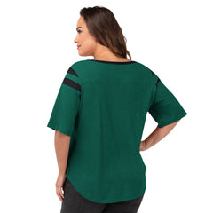 G-III 4Her by Carl Banks Women's Plus Size Linebacker T-Shirt - New York Jets