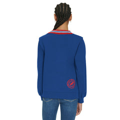 Tommy Hilfiger Women's Alice V-Neck Pullover Sweatshirt - New York Giants