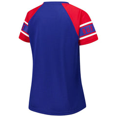 Starter Women's 1st Rounder Color Block Raglan Top - Buffalo Bills