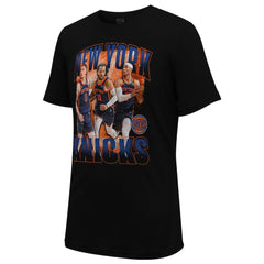 NBA Jalen Brunson, Donte DiVincenzo & Josh Hart New York Knicks Stadium Essentials Unisex Trio T-Shirt