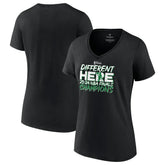 NBA Boston Celtics Women's 2024 NBA Finals Champions Pump Fake Hometown Originals V-Neck T-Shirt
