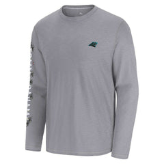 Oasis Endzone Lux Long Sleeve T-Shirt - Carolina Panthers