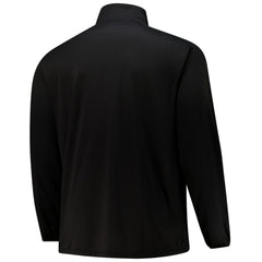 NHL Black Chicago Blackhawks Fanatics Big & Tall Authentic Pro Quarter-Zip Top