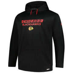 NHL Black Chicago Blackhawks Fanatics Authentic Pro Big & Tall Pullover Hoodie