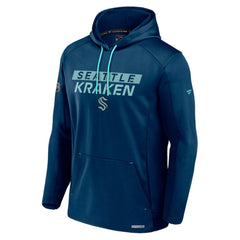 NHL Deep Sea Blue Seattle Kraken Fanatics Authentic Pro Big & Tall Pullover Hoodie