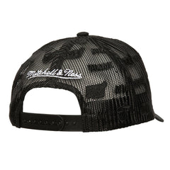 NBA Miami Heat Monogram Allover Logo Mesh Trucker Adjustable Hat