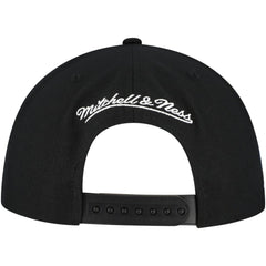 NHL Black Toronto Maple Leafs Mitchell & Ness Core Top Spot Snapback Hat