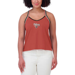 WEAR by Erin Andrews Women's Cross Strap Tri-Blend Tank Top - Atlanta Falcons