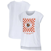 WEAR by Erin Andrews Women's Checker Muscle Tank Top - Cincinnati Bengals