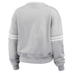 WEAR by Erin Andrews Women's Cropped Pullover Sweatshirt - New Orleans Saints
