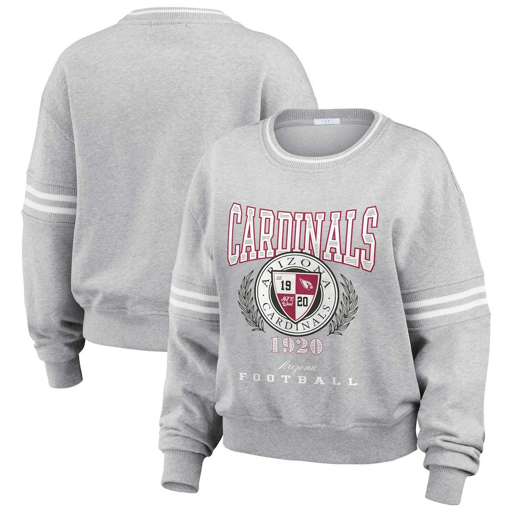 WEAR by Erin Andrews Women's Cropped Pullover Sweatshirt - Arizona Cardinals
