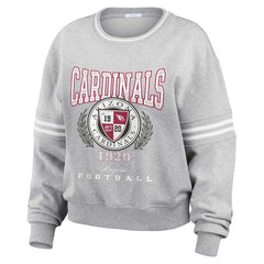 WEAR by Erin Andrews Women's Cropped Pullover Sweatshirt - Arizona Cardinals