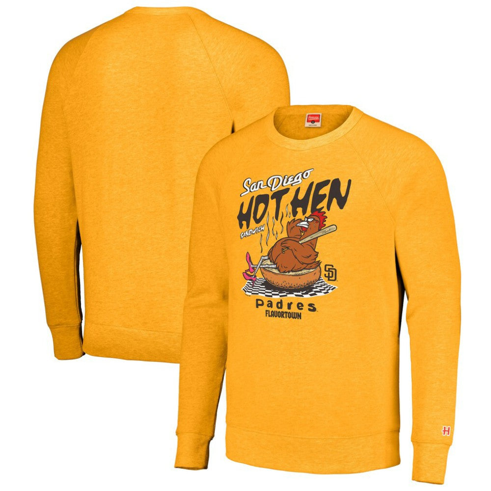 MLB San Diego Padres MLB x Guy Fieri’s Flavortown Unisex Tri-Blend Pullover Sweatshirt