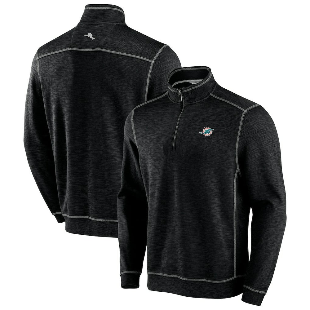 Big & Tall Tobago Bay Half-Zip Sweatshirt - Miami Dolphins