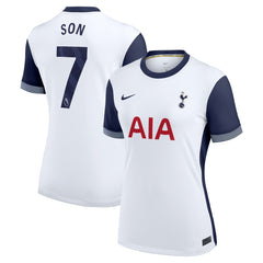 Son Heung-Min Tottenham Hotspur Women's 2024/25 Home Replica Player Jersey - Nike White