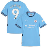 Erling Haaland Manchester City Women's 2024/25 Home Replica Player Jersey - Puma Light Blue