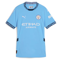 Kevin De Bruyne Manchester City Women's 2024/25 Home Replica Player Jersey - Puma Light Blue