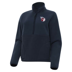 MLB Cleveland Guardians Antigua Women's Figure Half-Zip Sweatshirt