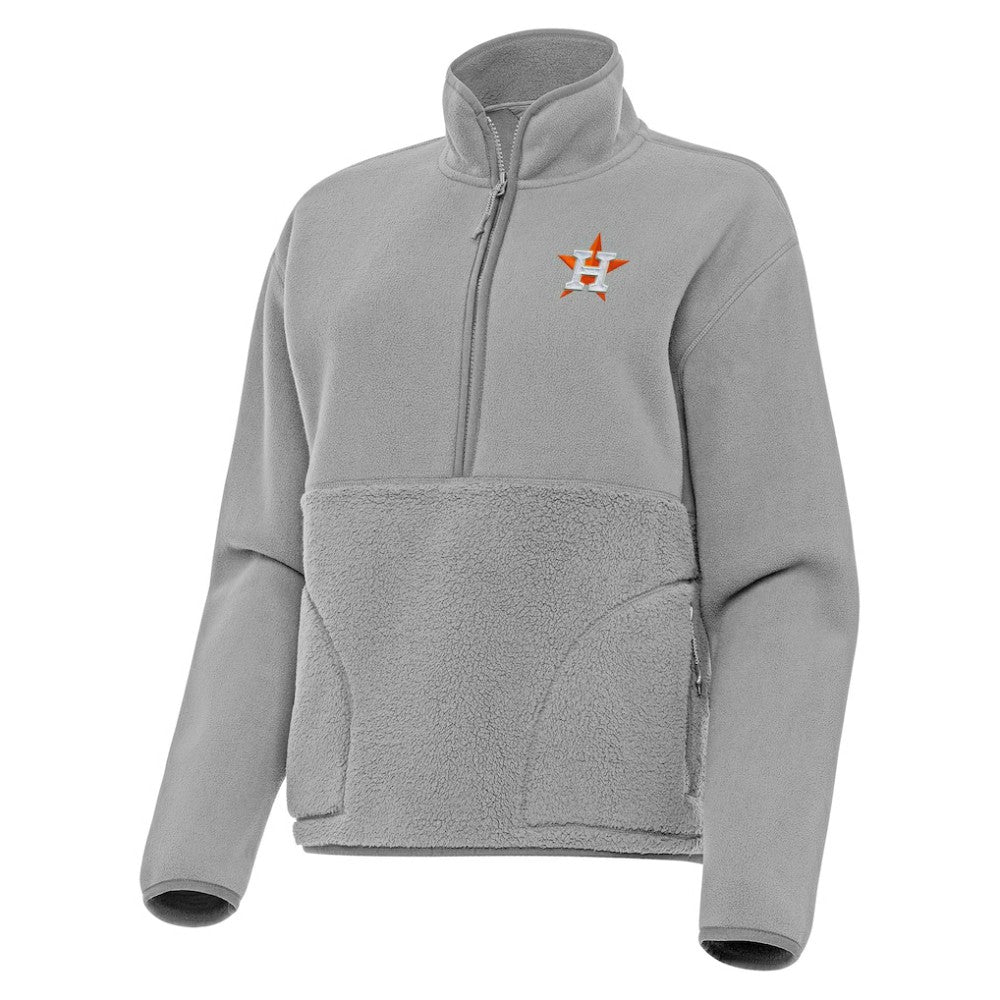 MLB Houston Astros Antigua Women's Figure Half-Zip Sweatshirt