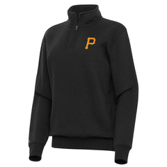 MLB Pittsburgh Pirates Antigua Women's Victory Quarter-Zip Sweatshirt