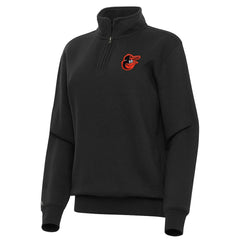 MLB Baltimore Orioles Antigua Women's Victory Quarter-Zip Sweatshirt