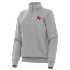 MLB Cincinnati Reds Antigua Women's Victory Quarter-Zip Sweatshirt