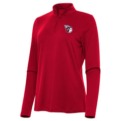 MLB Cleveland Guardians Antigua Women's Reprocess Quarter-Zip Top - Red
