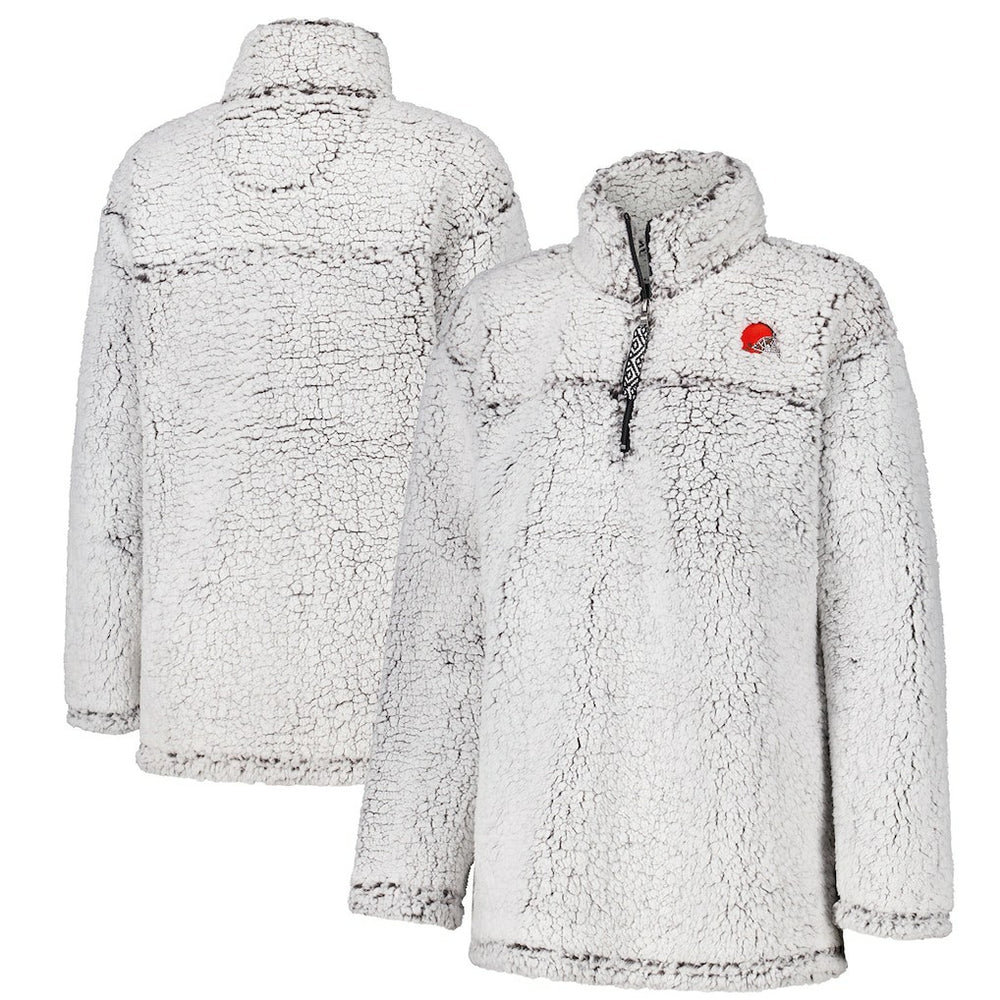 G-III 4Her by Carl Banks Women's Sherpa Full-Zip Jacket - Cleveland Browns