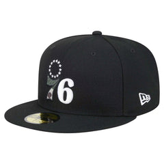 NBA Philadelphia 76ers Camo Print UV 59FIFTY Fitted Hat