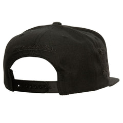 NHL Black New York Rangers Mitchell & Ness Soul Strike Pearl Tonal Snapback Hat