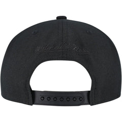 NHL Black Pittsburgh Penguins Mitchell & Ness Soul Strike Pearl Tonal Snapback Hat