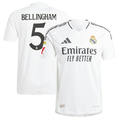 Jude Bellingham Real Madrid 2024/25 Home Player Jersey - Adidas White