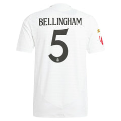 Jude Bellingham Real Madrid 2024/25 Home Player Jersey - Adidas White