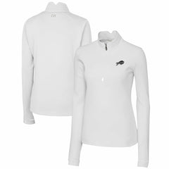 Cutter & Buck Women's Traverse Stretch DryTec Quarter-Zip Top - Buffalo Bills
