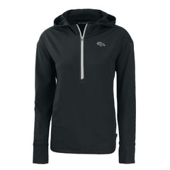 Cutter & Buck Women's Daybreak Eco Recycled Half-Zip Hoodie - Denver Broncos
