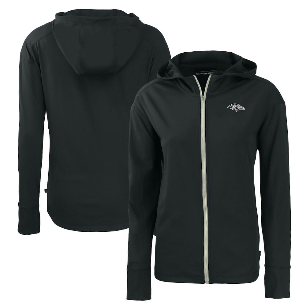 Cutter & Buck Women's Daybreak Eco Recycled Full-Zip Hoodie - Baltimore Ravens
