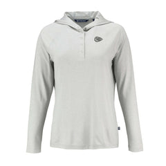 Cutter & Buck Women's Coastline Epic Comfort Eco Recycled Long Sleeve Hoodie T-Shirt - Kansas City Chiefs