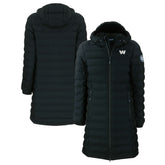 Cutter & Buck Women's Mission Ridge Repreve Eco Insulated Full-Zip Hoodie Long Puffer Jacket - Washington Commanders