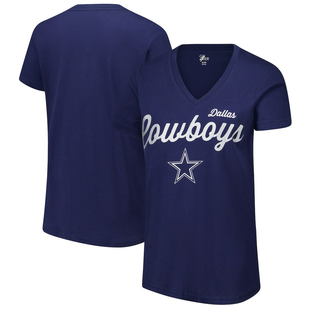 G-III 4Her by Carl Banks Women's Post Season V-Neck T-Shirt - Dallas Cowboys