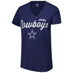 G-III 4Her by Carl Banks Women's Post Season V-Neck T-Shirt - Dallas Cowboys